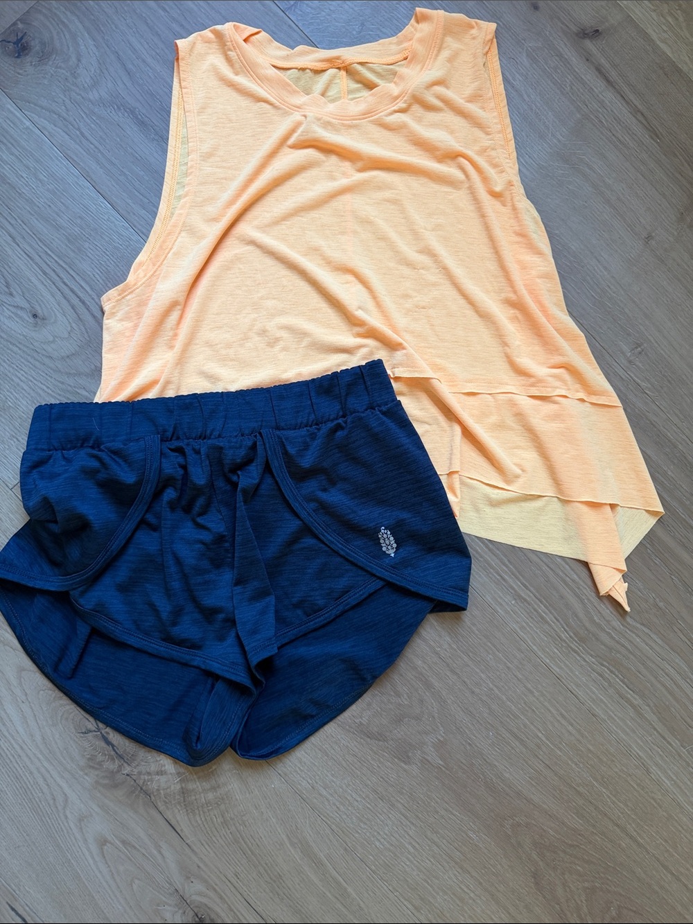 Free People FP movement workout set top and tiny shorts S